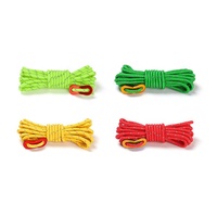 KooNong Reflektierende Nylon-Abspannseile für Camping-Zelte, Wandern, Outdoor-Aktivitäten & Reisen - 5cm*12m Fallschirmschnur Zugseil