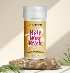 عصا شمع الشعر بعلامة خاصة عصا شمع الشعر تدوم طويلاً غير زيتي مقاوم للماء عصا جل للشعر للشعر - Product Image 4