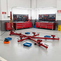 Cric de carrosserie Uniliner UL-169 en tôle de manganèse, hauteur de banc 2000 mm, 220V/380V pour châssis et carrosserie
