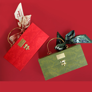 Boîte cadeau de mariage de luxe rigide avec logo personnalisé, emballage en feuille métallisée avec couvercle, coffret cadeau pour bébé, grande boîte - Product Image 4