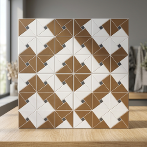 Azulejos de Cerámica Coloridos en 3D de 300x300 mm, Mate, Antideslizantes, Diseño Punch Art, Acabado Glaseado, Decoración de Interiores - Product Image 3