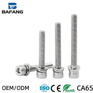 M2.5 M3 M4 M5 M6 304 parafusos de aço inoxidável da máquina do parafuso do A2-70 Grade com o sistema ROHS da medida da polegada certificado - Product Image 3