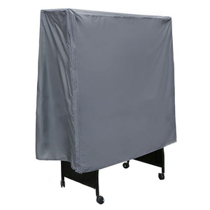 Housse de protection professionnelle pour table de ping-pong d'intérieur et d'extérieur, imperméable, anti-poussière, couleur grise, taille 152*52*144 - Product Image 5