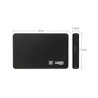 Caja Externa para Disco Duro de 2.5 Pulgadas SATA a USB 3.0, Carcasa de Plástico ABS para HDD con Tamaño de 9.5mm y Capacidad de 2TB