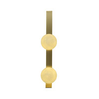 Applique murale LED en cuivre massif, style luxe léger, design post-moderne, pour salon, chambre, bureau, salle à manger, couloir