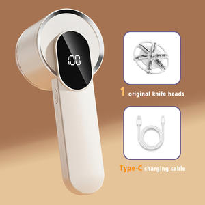 Removedor de Pelos de Tecido Elétrico Sem Fio Personalizado com Lâminas de Aço Inoxidável Portátil e Recarregável para Suéteres - Product Image 4
