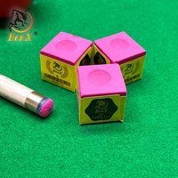 Craie de billard BenX en cubes, accessoires pour table de billard, craie pour queue de billard de qualité supérieure, couleur et marque personnalisées