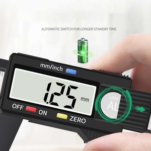 Thước kẹp điện tử kỹ thuật số có độ chính xác cao Sợi nhựa chắc chắn để đo kích thước đồ trang sức Đồ sưu tầm Vòng tay ngọc bích - Product Image 5