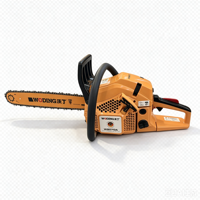 Tronçonneuse à essence professionnelle 54,6 cm³ W9070A 3,2 kW, coupe-bois robuste