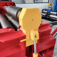 Cintreuse de tôles entièrement automatique à 4 rouleaux, pré-cintreuse et formante en une seule opération pour la fabrication de réservoirs en tôles épaisses BLMA