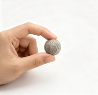 Ensemble de balles pour chat en feutre de laine de Nouvelle-Zélande 100% naturelle, colorées, faites à la main, boîte cadeau, jouets interactifs pour chatons