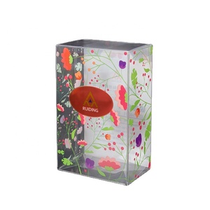 Umwelt freundliche Geschenk boxen aus klar bedruckter Kunststoff verpackung für Unterwäsche/Socke/Geschenk - Product Image 1