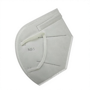 Masques jetables KN95 à haute filtration en <span class=keywords><strong>tissu</strong></span> non tissé, respirateur anti-poussière 5 couches, embout nasal pliable, débit d'air 50 L/min - Product Image 2
