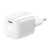 Chargeur rapide PD 30W GaN Port Type-C Prise UE Certifié CE Protection OCP et court-circuit Écologique