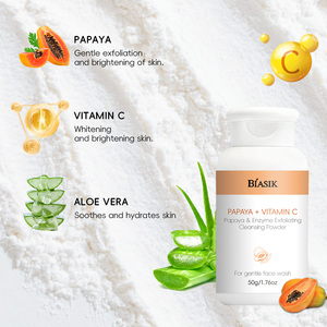 50g gạo tự nhiên & Enzyme sáng làm sạch da mặt bột đu đủ Ceramide nhẹ nhàng rửa mặt cho da rạng rỡ Sữa rửa mặt - Product Image 3