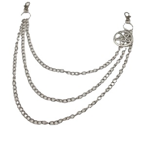 แฟชั่นโซ่คาดเอวโลหะรูปดาวห้าแฉกสไตล์พังก์หลายชั้นโลหะผสมสังกะสีสวมใส่สบายๆสำหรับผู้ชายและผู้หญิง - Product Image 4