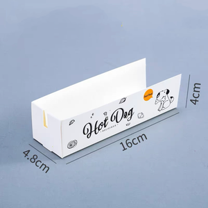 Caja de Embalaje de Papel Personalizada OEM <span class=keywords><strong>para</strong></span> Hot Dogs, Contenedor de Comida <span class=keywords><strong>para</strong></span> Llevar, Embalaje de Alimentos <span class=keywords><strong>para</strong></span> Corn Dogs Coreanos - Product Image 5
