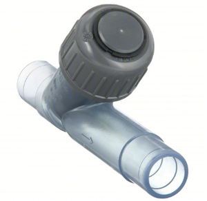 + <span class=keywords><strong>GF</strong></span> + <span class=keywords><strong>PVC</strong></span>-<span class=keywords><strong>U</strong></span> transparent/EPDM 304 clapet anti-retour de siège d'angle 3/4 "NPT anti-retour résistant à la corrosion pour les systèmes chimiques et d'eau - Product Image 6