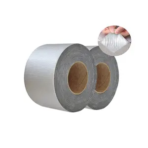 Ruban imperméable en caoutchouc butyle de papier d'aluminium pour la fuite de tuyau d'eau d'étanchéité de fenêtre de réparation