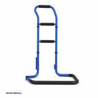 Barre d'appui pour se lever en aluminium, réglable en hauteur, multi-poignées, antidérapante, aide à la mobilité pour personnes âgées, assistance au lever du lit, sécurité au chevet