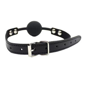 ที่อุดปากซิลิโคนราคาถูก ลูกบอลซิลิโคนสำหรับผู้ใหญ่ ของเล่นทางเพศ SM ที่อุดปากสำหรับคู่รัก อุปกรณ์พันธนาการ ที่อุดปาก BDSM - Product Image 3