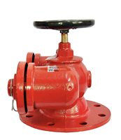 Katup Relief Fleksibel yang Dapat Disesuaikan di Atas Tanah DN100 1.6MPa Ujung Flens Keluaran Ganda Peralatan Pemadam Kebakaran Manual dengan Katup Bola Air.