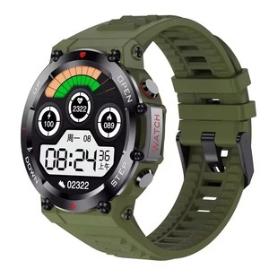Montre intelligente pour hommes <span class=keywords><strong>AK45</strong></span> étanche à l'eau profonde IP68 Sports de plein air montres sang oxygène BT appel téléphonique montre android - Product Image 3