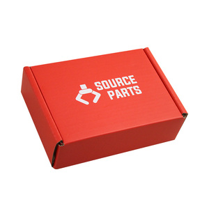 <span class=keywords><strong>Vente</strong></span> flash - Boîte d'expédition en carton ondulé personnalisée avec logo privé, couleur rouge - Product Image 1