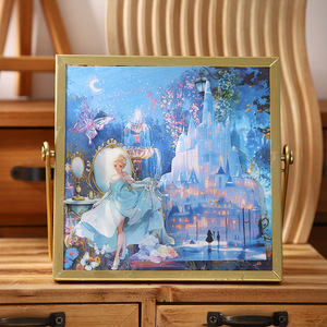 10 autocollants par paquet, série Rêve de nuit d'été, thème de conte de fées, décoration de vacances, autocollants de fond, éléments découpés - Product Image 3