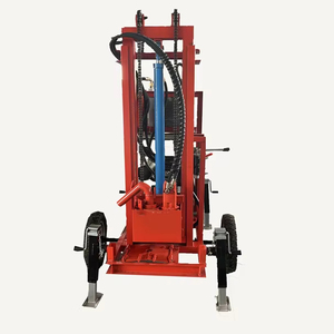 Plateforme de forage de puits d'eau portable sur roues 120m 150m 160m 180m 200m 260m - Product Image 1