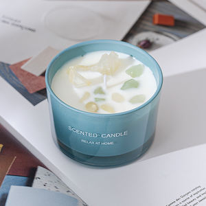 Velas Aromáticas de Cristal de Lujo Relajantes al por Mayor SY 2023, Velas de Cristal con Aroma Personalizado de Cera de Soya - Product Image 6