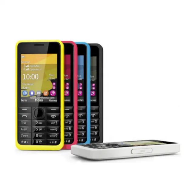 Pour Nokia 301 double Sim, vente en gros, Original, meilleur achat, pas cher, Simple, Bar classique, débloqué, GSM, téléphone portable