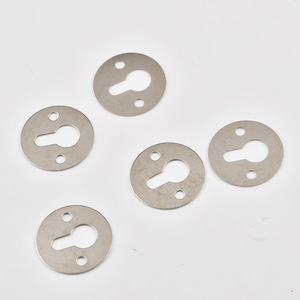 Cadres photo ronds en forme de gourde, pièces suspendues en acier laminé à froid, portes d'armoires argentées, design industriel, installation par visserie - Product Image 2