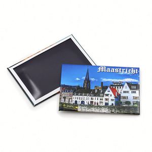 High Quality Custom Printing Refrigerator Tourist Scenery Photo Souvenir Customized Tin <b>Fridge</b> Magnets - Product Image 4