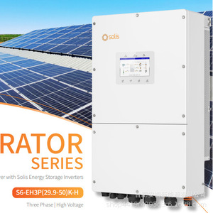 Inversor solar híbrido trifásico de alto voltaje Ginlong Solis S6-EH3P(29.9-50)K-H para almacenamiento de energía - Product Image 1