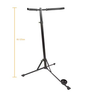 Support de guitare/cello léger V-001B avec base trépied stable et réglable, à fixation tour de cou enveloppante - Product Image 3