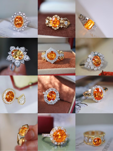 Tùy Chỉnh 9K 10K 14K 18K Rắn Vàng 1CT Đệm Cắt Hoàng Gia Màu Xanh Phòng Thí Nghiệm Tạo Ra Sapphire <span class=keywords><strong>Ruby</strong></span> Nhẫn Cưới Cho Unisex - Product Image 6