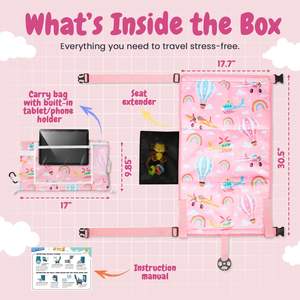 Échantillon gratuit : Plateau de voyage et de jeu pour enfants, plateau de siège auto pour tout-petits, plateau de siège auto pour enfants, plateau de voyage pour enfants - Product Image 5