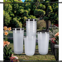 Gobelet en plastique PP réutilisable sans BPA, qualité alimentaire, à paroi simple, anti-fuite, avec couvercle durable, logo personnalisé, 90 mm, pour boissons chaudes/froides et eau minérale