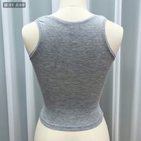 Camiseta Formal Corta de Cuello Cuadrado para Mujer, Ajustada, de Spandex/Modal, Tejida, Ecológica, Transpirable y de Secado Rápido, con Logotipo Personalizado SUHE