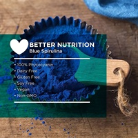Colorant alimentaire comestible de haute qualité E6 extrait de phycocyanine poudre bleue de spiruline phycocyanine
