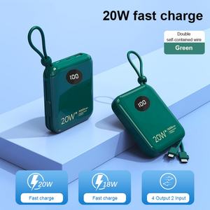 Cargador Portátil de Gran Capacidad 10000mAh, Banco de Energía con Interfaz USB, Carga Rápida, Pantalla LED, PD20W, Fuente de Alimentación Móvil - Product Image 3