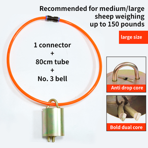 Design a forma di campana con colletto per bestiame regolabile con vari campanelli per attrezzature per la zootecnia di <span class=keywords><strong>mucche</strong></span> e pecore - Product Image 6