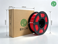 Filament d'imprimante 3D Aidi3D 1 kg PLA PETG TPU ABS Pro 1,75 mm, tiges en plastique noir, blanc, rouge, bleu, jaune, violet, vert, orange