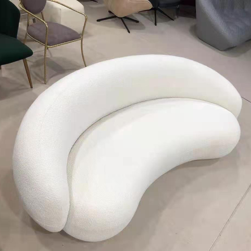 modern round couch