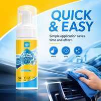 Nettoyant Mousse Multifonctionnel Puissant – Agent de Nettoyage et Détachant pour Intérieur de Voiture et Sièges en Cuir