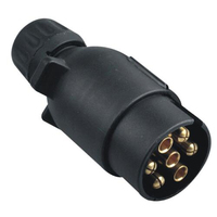 Connecteur de prise de remorque en plastique de haute qualité 7 voies 12V/24V de type Euro