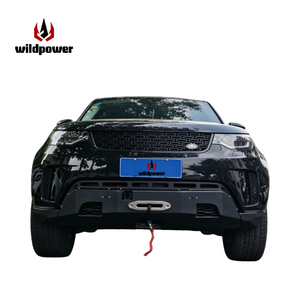 Parachoques Delantero Estilo Semi-Dive con Placa Protectora y Soporte para LED, Compatible con Land Rover <span class=keywords><strong>Discovery</strong></span> 5, Protección Delantera de Acero Todoterreno - Product Image 1