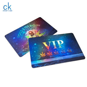 最高の価格顧客サンプルカスタマイズされたレーザー素材ギフト挨拶ありがとうカードPVCフィルムレーザークラフトホログラムレインボーVIPカード - Product Image 2