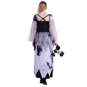 Robe de mariée zombie pour femmes pour Halloween Cosplay Party Costume OEM/ODM